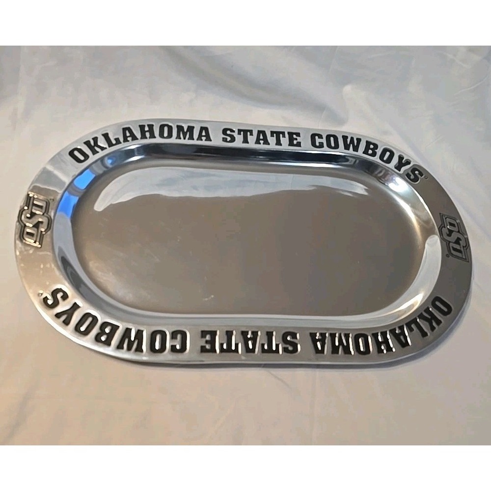 Wilton Armetale Metal Serving Platter OSU Oklahoma State‎ University Cowboys